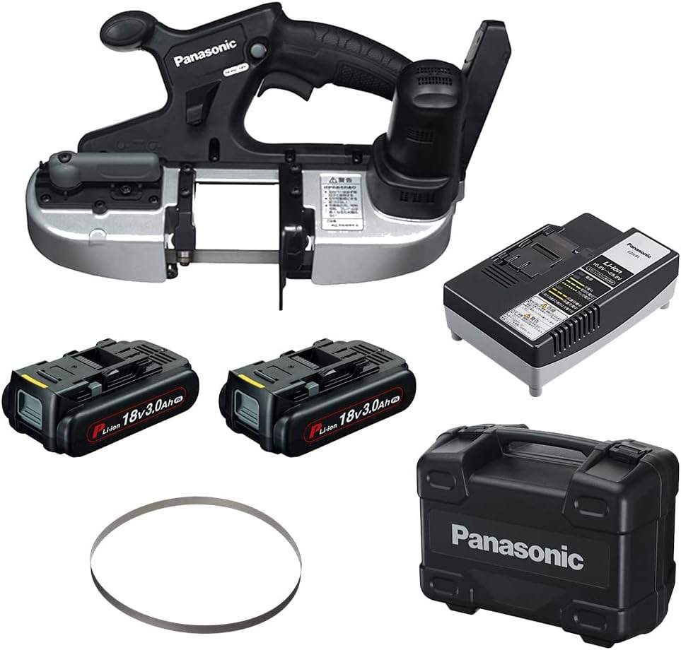 ★パナソニック(Panasonic) コードレスバンドソー EZ45A5PN2G-B【岩槻店】