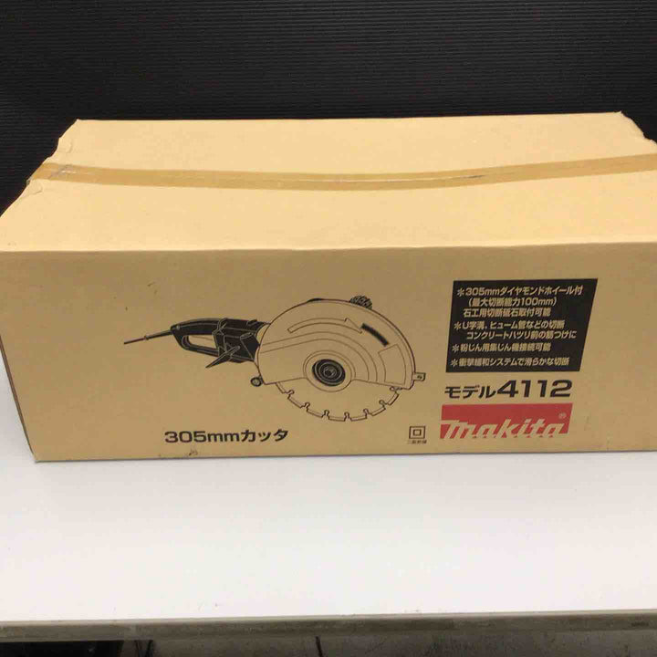 【未使用品 店頭展示品】〇マキタ makita 305mm コンクリートカッター 4112【戸田店】