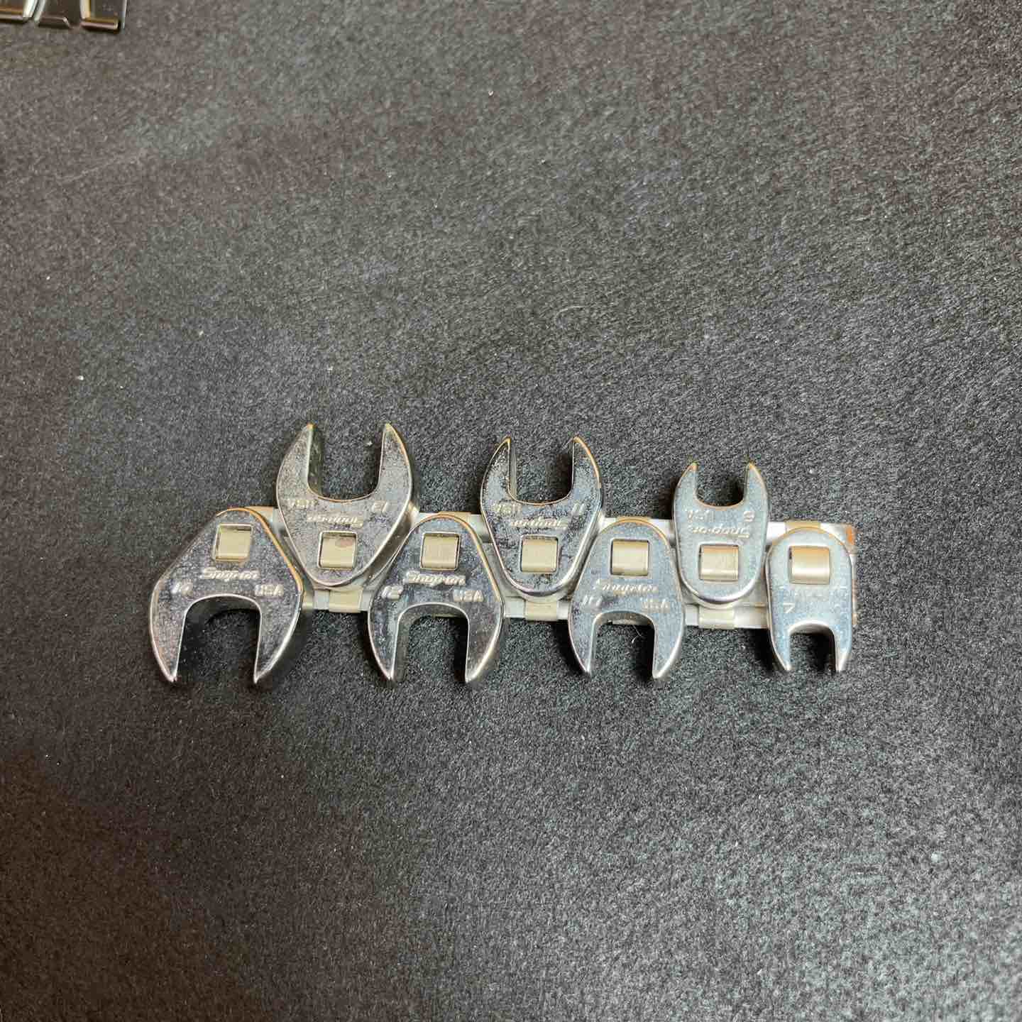 Snap-on スナップオン 7点セット 1/4 クローフット レンチ セット