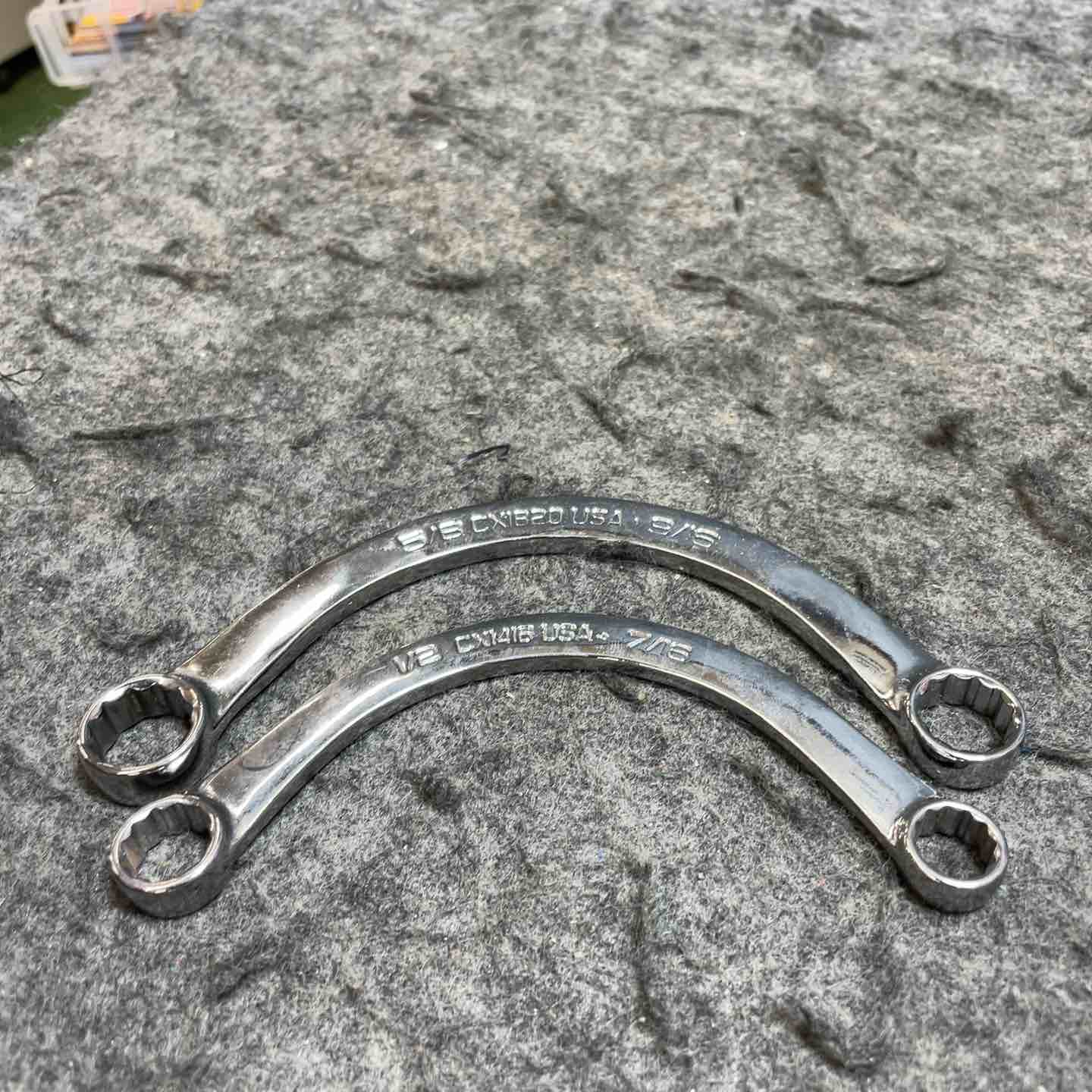 スナップオン(Snap-on) ハーフムーンレンチ CX1416 CX1820 インチサイズ 2点まとめ【桶川店】 スナップオン(Snap-on) ハーフムーンレンチ CX1416 CX1820 インチ