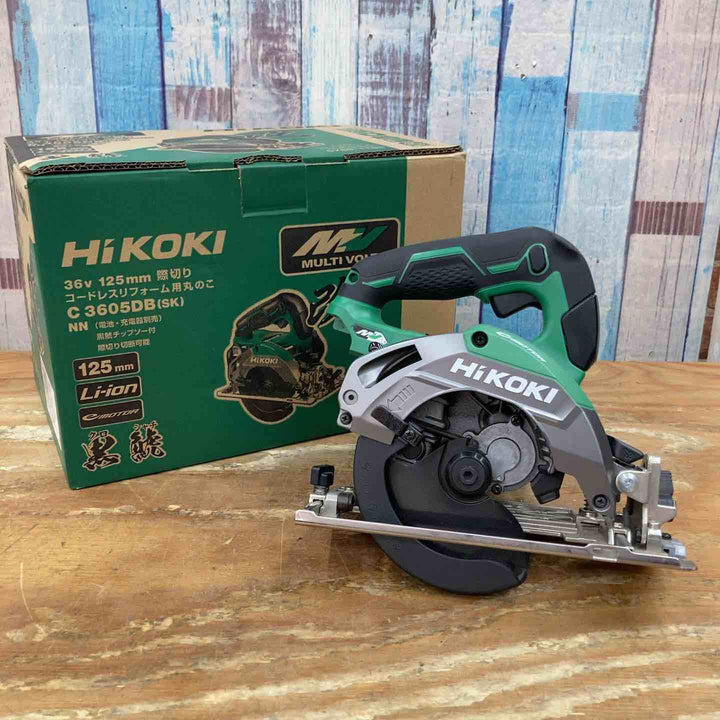 ★ハイコーキ(HIKOKI ※旧:日立工機) コードレス丸のこ C3605DB(SK)(NN)【柏店】