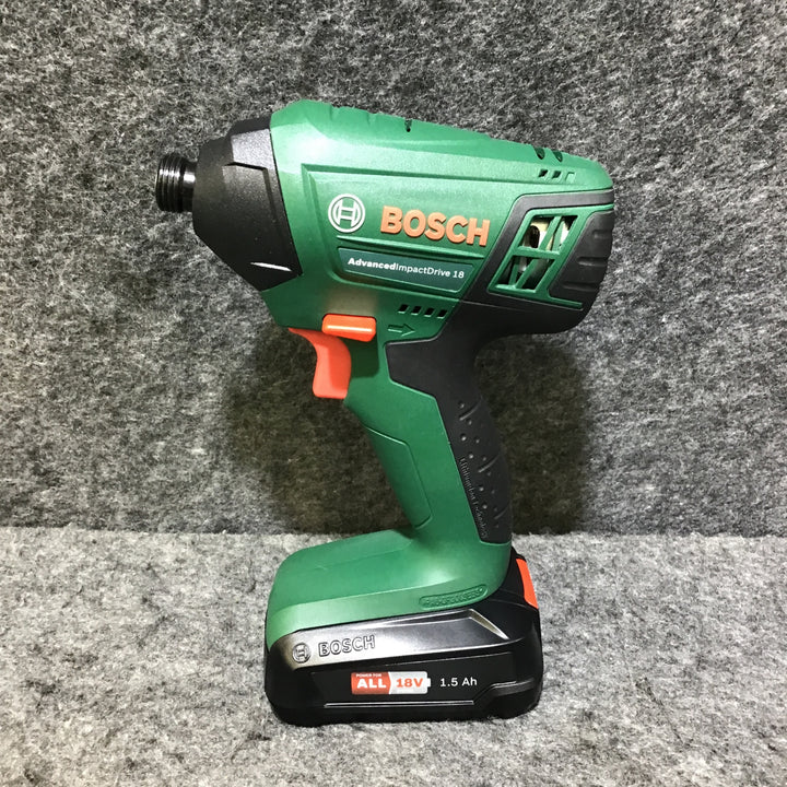 【美品・1.5Ahバッテリーx1個・充電器付き!】ボッシュ(BOSCH) 18Vバッテリーインパクトドライバー IPD118【桶川店】