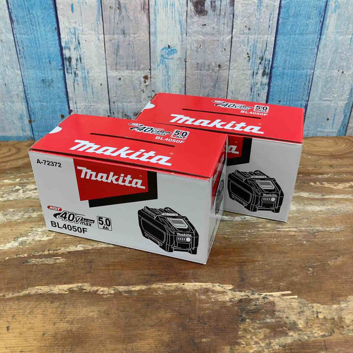 ▼★純正2個セット★マキタ(makita) リチウムイオンバッテリー 40Vmax/5.0Ah BL4050F【柏店】