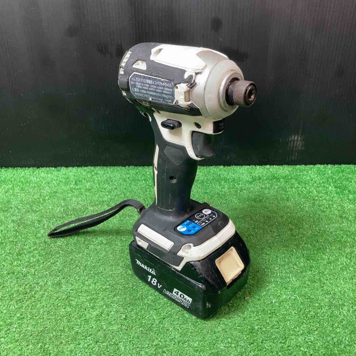 ★マキタ(makita) コードレスインパクトドライバー TD171DZW【岩槻店】