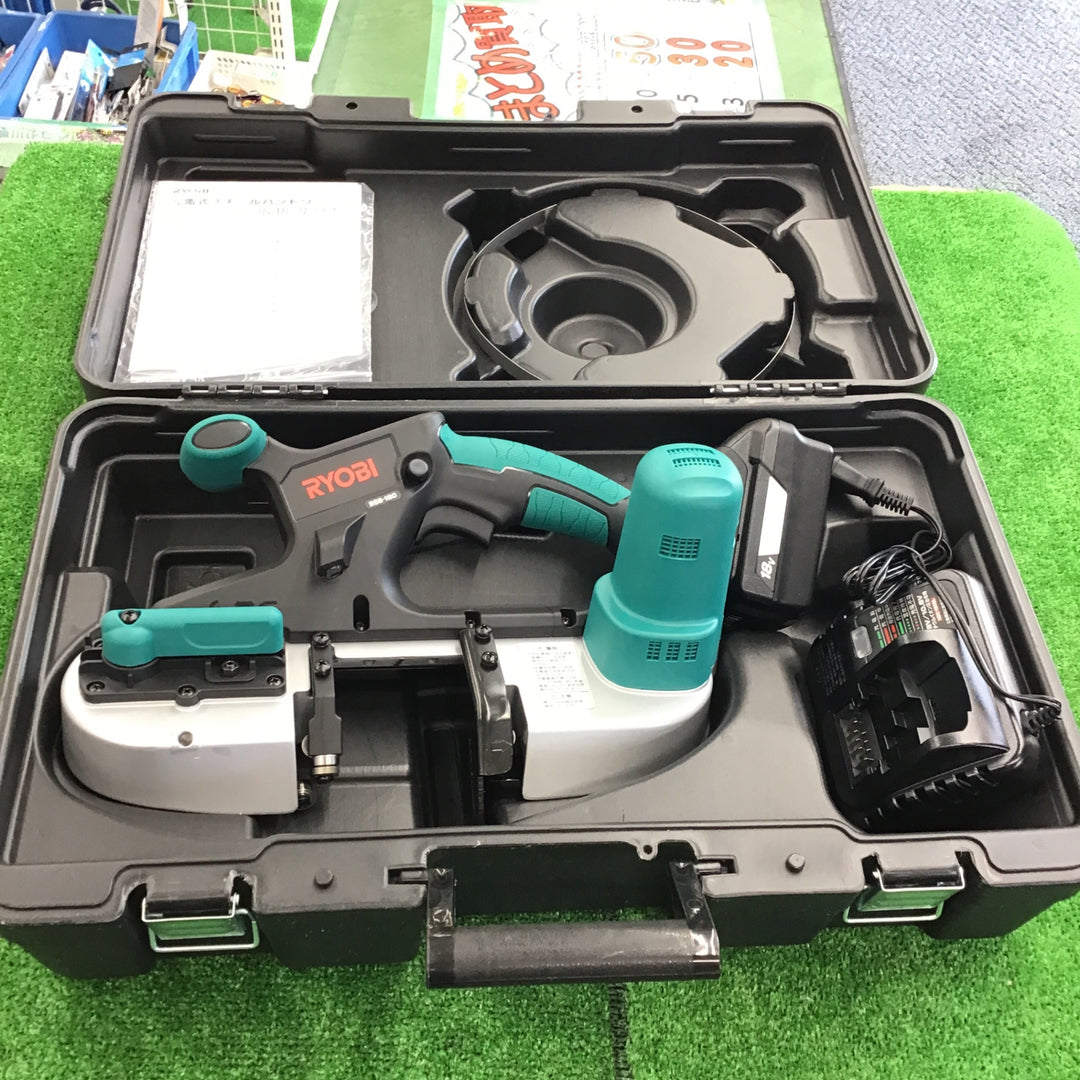 RYOBI 充電式スチールバンドソー BSB-180 フルセット 5.0Ahバッテリ1個 充電器付き【桶川店】
