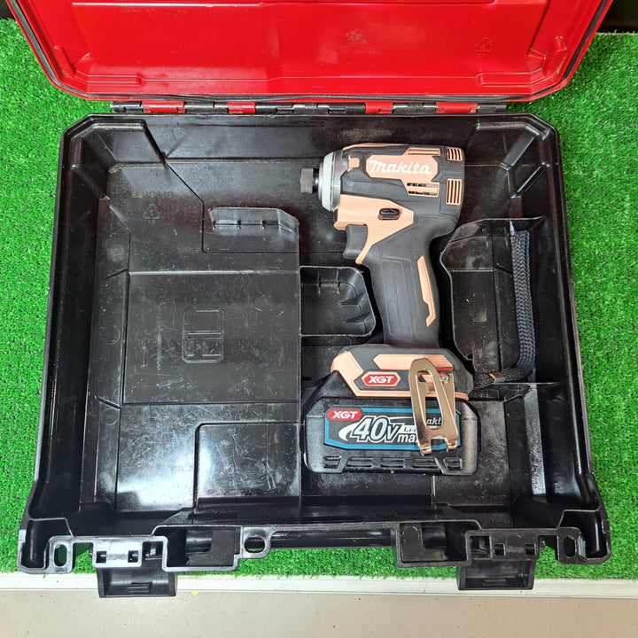 ★マキタ(makita) コードレスインパクトドライバー TD001GZFC 40V2.5Ahバッテリー、ケース付き【岩槻店】
