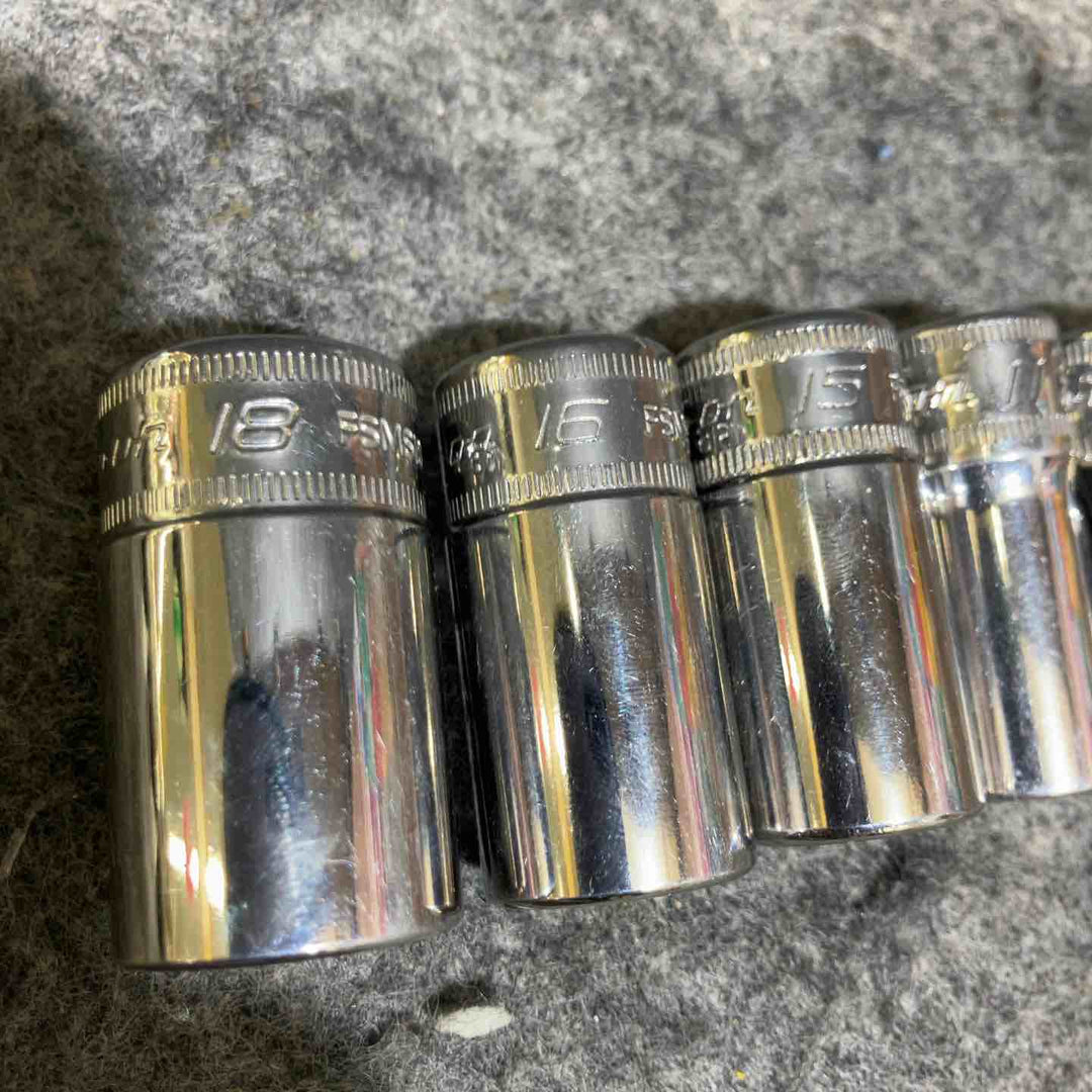 スナップオン(Snap-on) セミディープソケット FSMS 5個セット 3/8sq 【桶川店】
