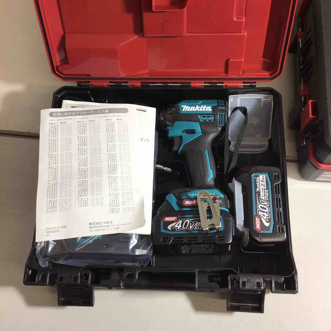 【未使用品】マキタ(makita) コードレスインパクトドライバー TD002GRDX 3台セット ブルー【戸田店】