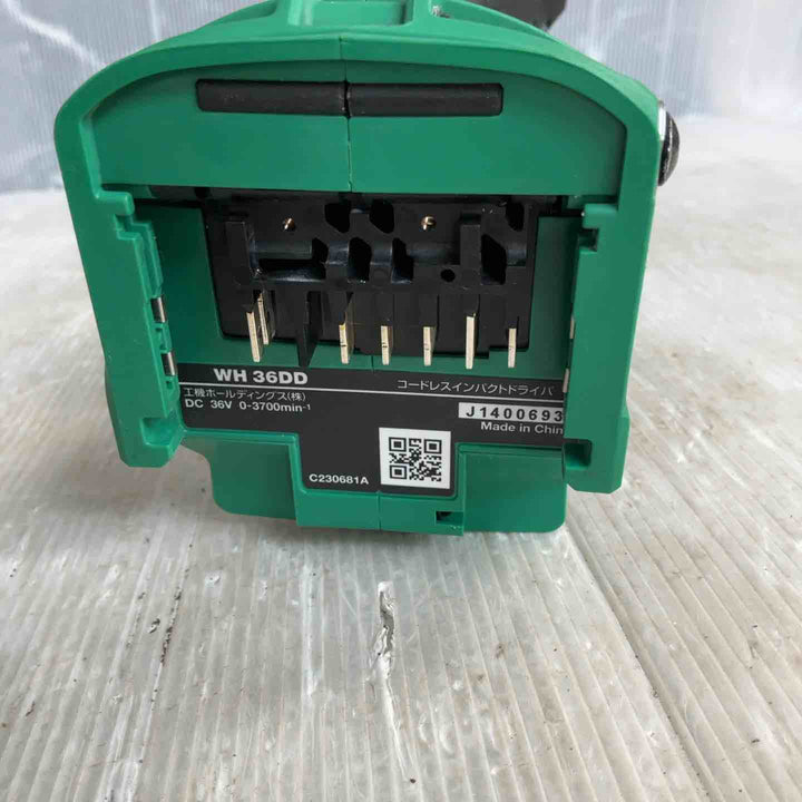 ★ハイコーキ(HIKOKI ※旧:日立工機) コードレスインパクトドライバ アグレッシブグリーン WH36DD(2XHLSZ)【草加店】