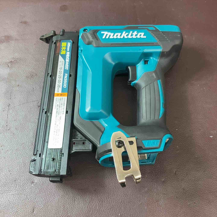 【中古美品】 マキタ(makita)充電式35mm 面木釘打ち機 FN350DZ 18V6.0Ah1個付【東大和店】