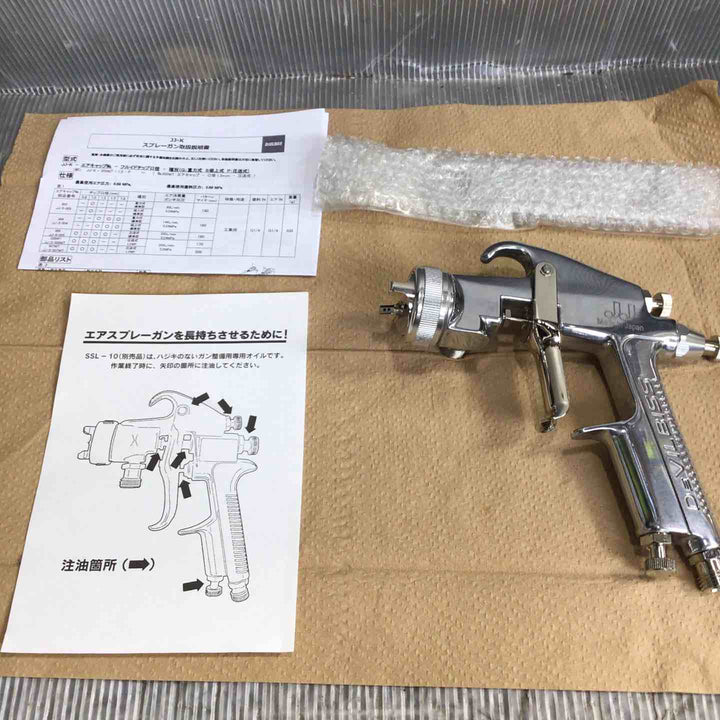 【未使用】デビルビス 重力式スプレーガン JJ-K-343-1.3-G【草加店】