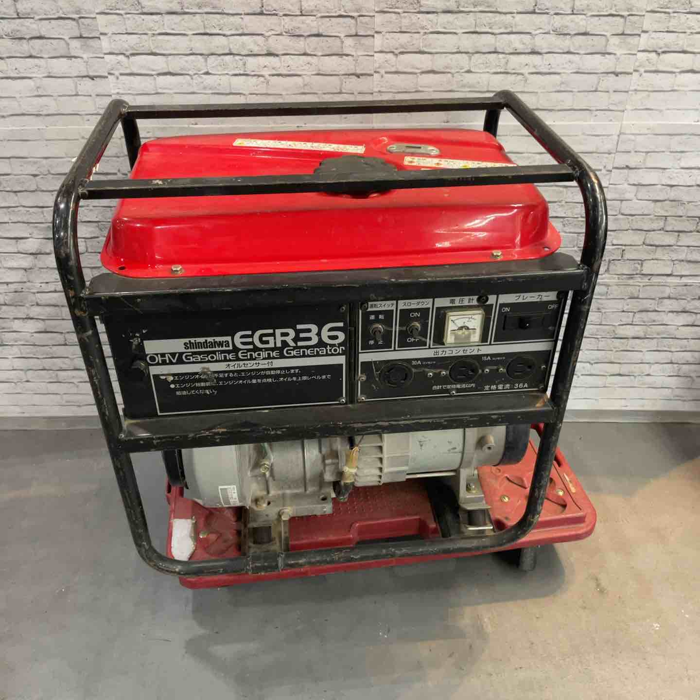 発電機　シンダイワEGR 24　実働！！　スローダウン付き！！ 発電機 シンダイワEGR 24 実働！！ スローダウン付き！！