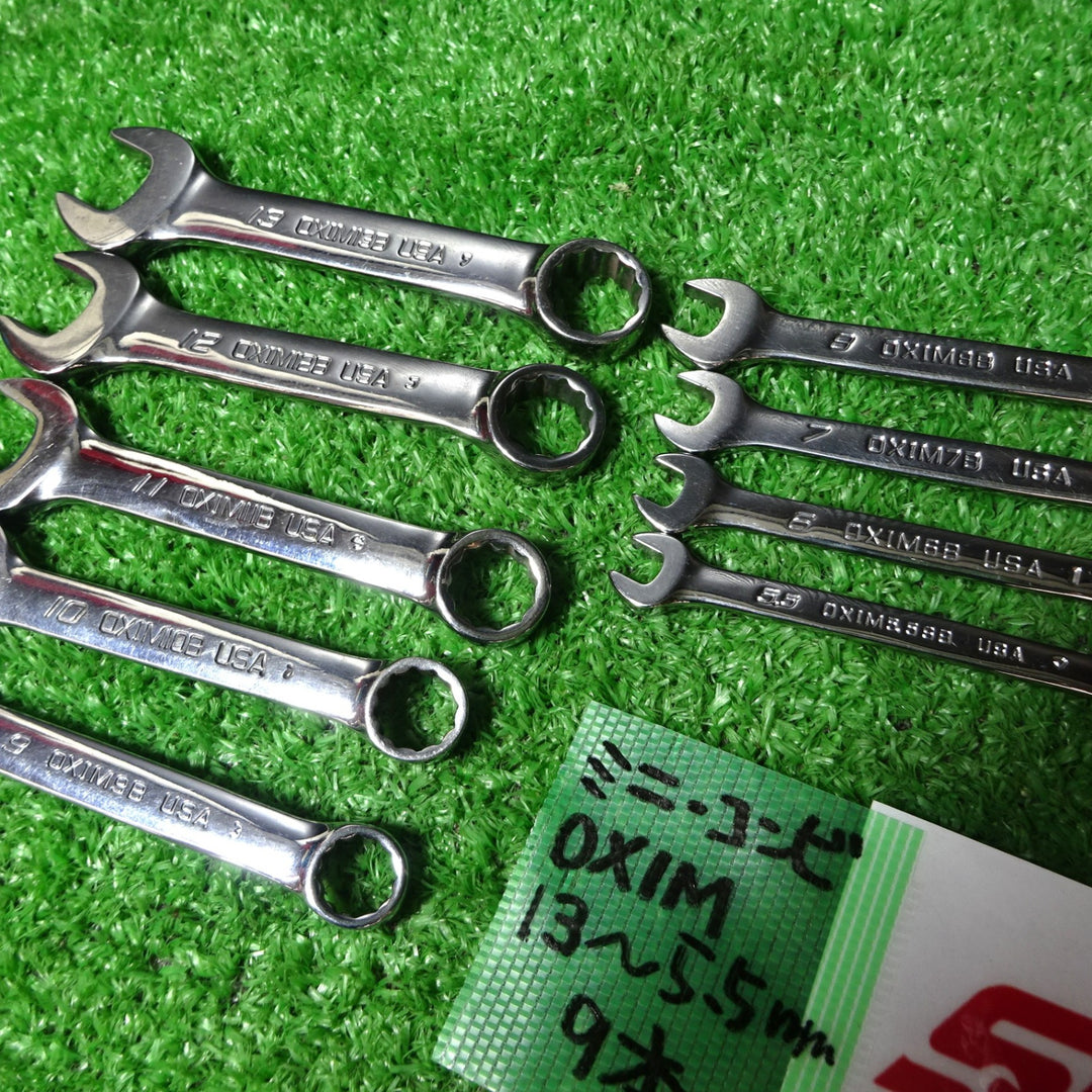 スナップオン/Snap-on ミゼットコンビネーションレンチ OXIMシリーズ 5.5mm~13mm 9本セット【岩槻店】