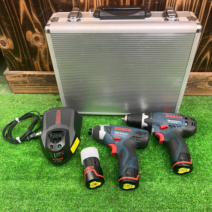 BOSCH/ボッシュ インパクトドライバ GDR10.8V-LI コードレスドリルドライバ GSR10.8V-LI バッテリ×3個 【桶川店】
