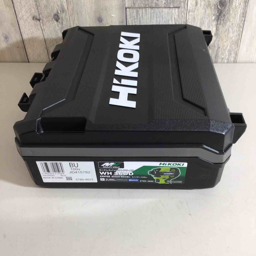 ★ハイコーキ(HIKOKI ※旧:日立工機) コードレスインパクトドライバ スパイダーイエロー WH36DD(2XHYSZ)【戸田店】