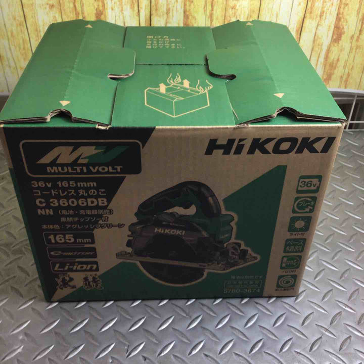 ハイコーキ(HIKOKI ※旧:日立工機) コードレスマルノコ C3606DB(NN)【川崎店】