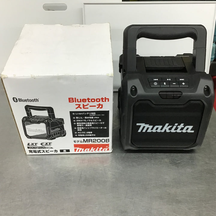 【未使用品】★送料無料★マキタ(makita) コードレススピーカー MR200B 外箱イタミ有【戸田店】