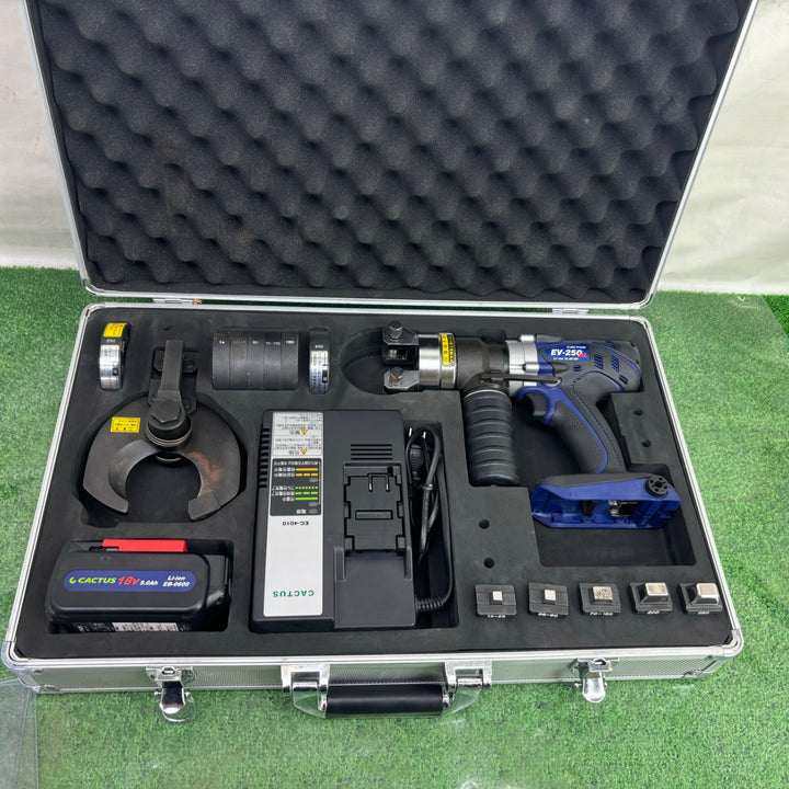 カクタス/CACTUS コードレス油圧式圧着工具 EV-250DL 送料無料♪