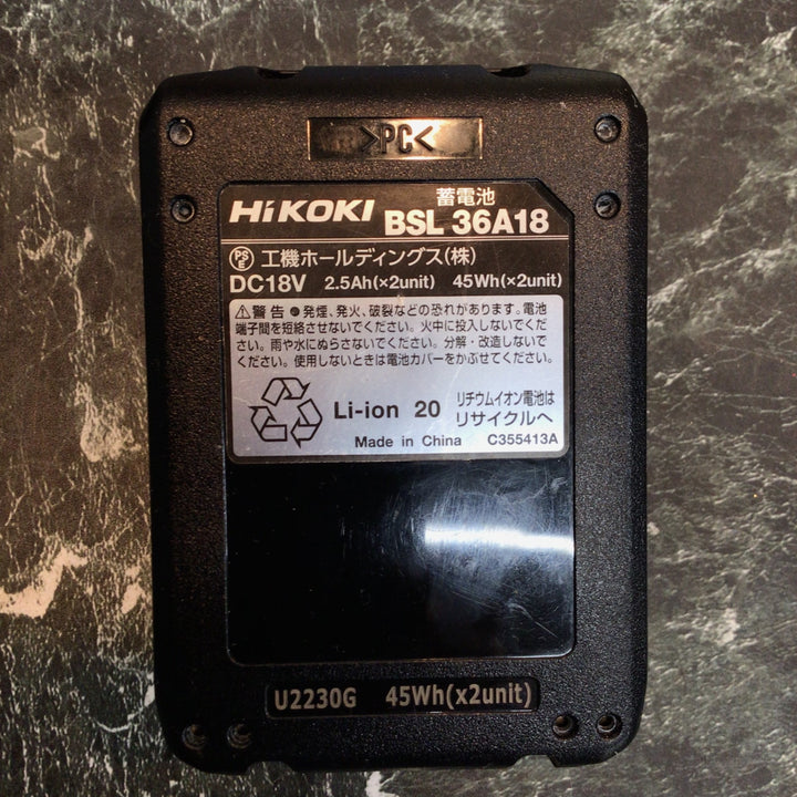 ★ハイコーキ(HIKOKI ※旧:日立工機) コードレスランダムサンダー SV1813DA(XP)【八潮店】