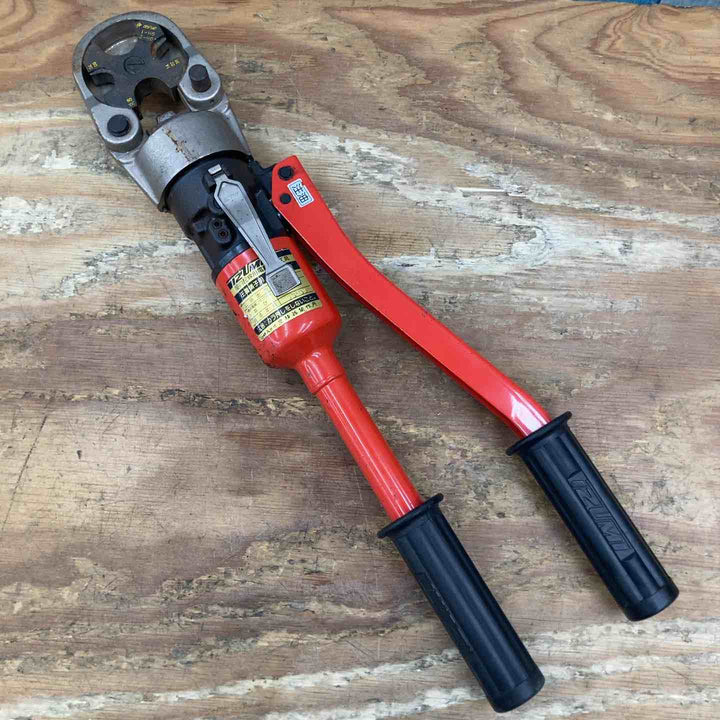 〇泉精器(IZUMI) 手動油圧式圧着工具 9H-150 油漏れあり コマにサビあり【柏店】