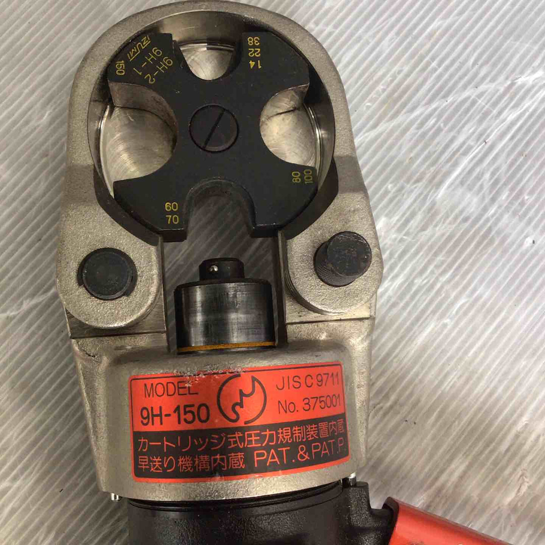 ◇泉精器(IZUMI) 手動油圧式圧着工具 9H-150【草加店】