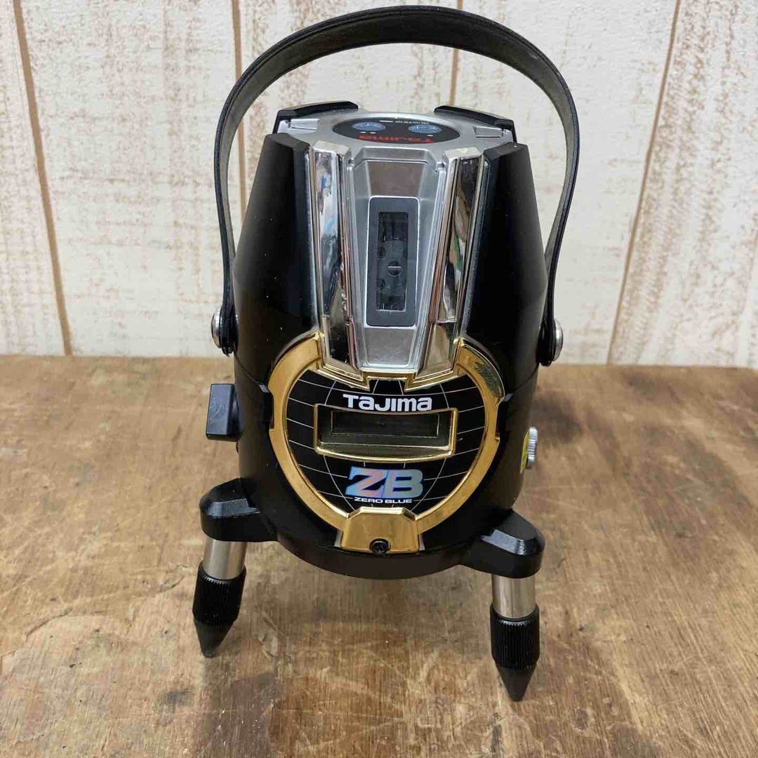 【中古品】タジマ(TAJIMA) ブルーグリーンレーザー 墨出し器 ZEROB-TYZ  縦・横・地墨 ゼロブルー ジンバル 乾電池専用【柏店】