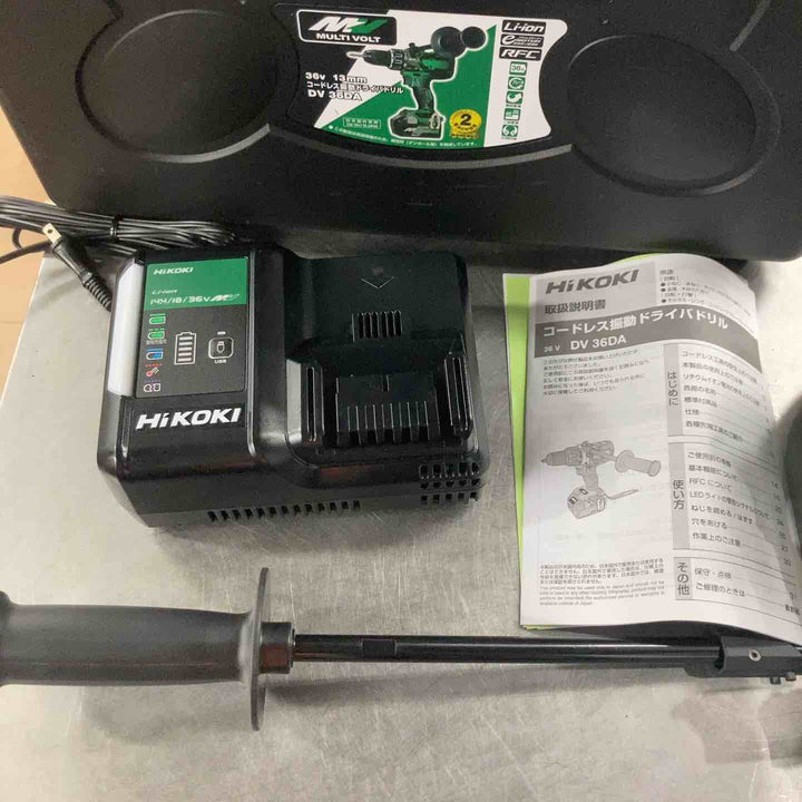【未使用】ハイコーキ(HIKOKI ※旧:日立工機) コードレス振動ドリルドライバー DV36DA(2XP)【草加店】