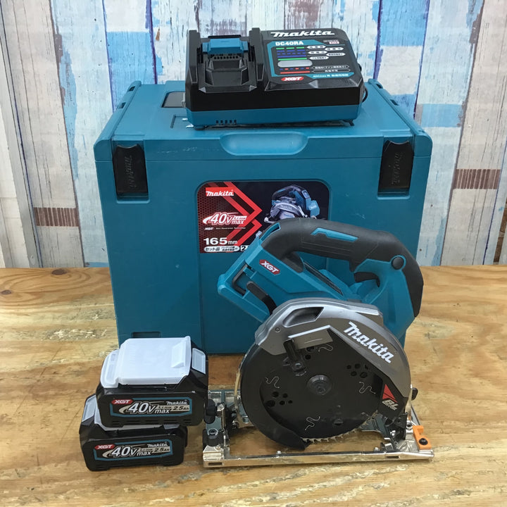 ★マキタ(makita) 40Vmax 165㎜コードレス丸のこ HS001GRDX【柏店】