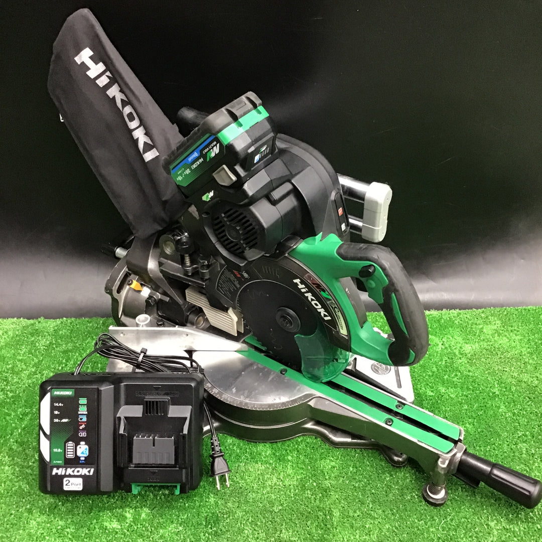 【月末セール!中古・新型充電器付属】 ハイコーキ HiKOKI マルチボルト 165mm コードレス卓上スライド丸ノコ C3606DRB(XPSZ) 【桶川店】