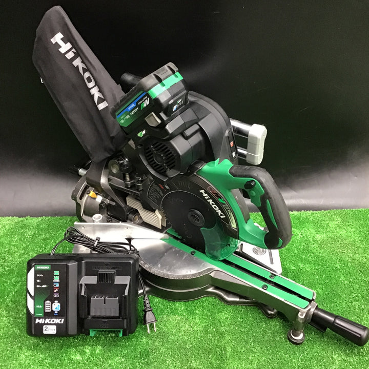 【月末セール!中古・新型充電器付属】 ハイコーキ HiKOKI マルチボルト 165mm コードレス卓上スライド丸ノコ C3606DRB(XPSZ) 【桶川店】