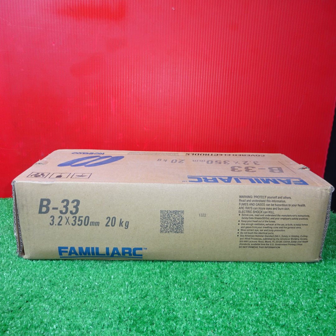 神戸製鋼 高酸化チタン系溶接棒 B-33 3.2mmX350mm 【岩槻店】