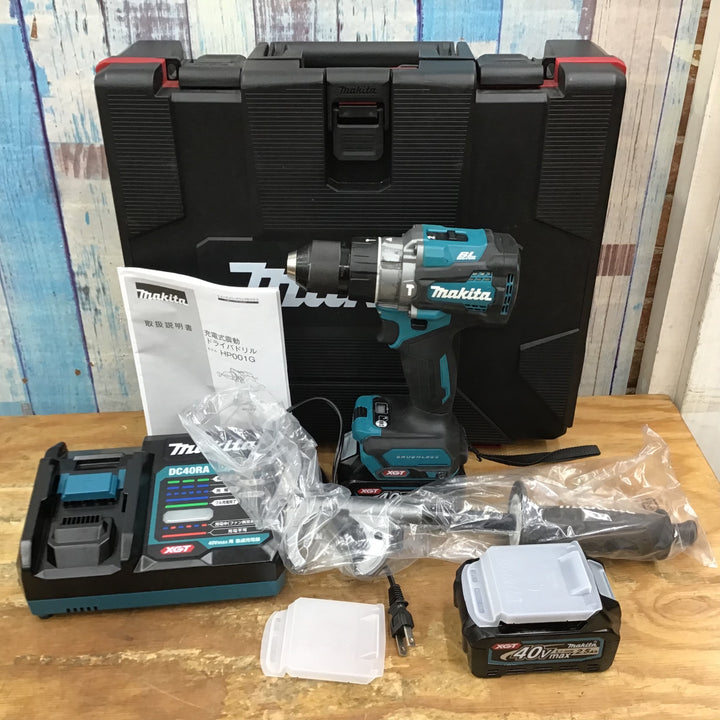 ★マキタ(makita) 40Vmaxコードレス振動ドリルドライバー HP001GRDX【柏店】