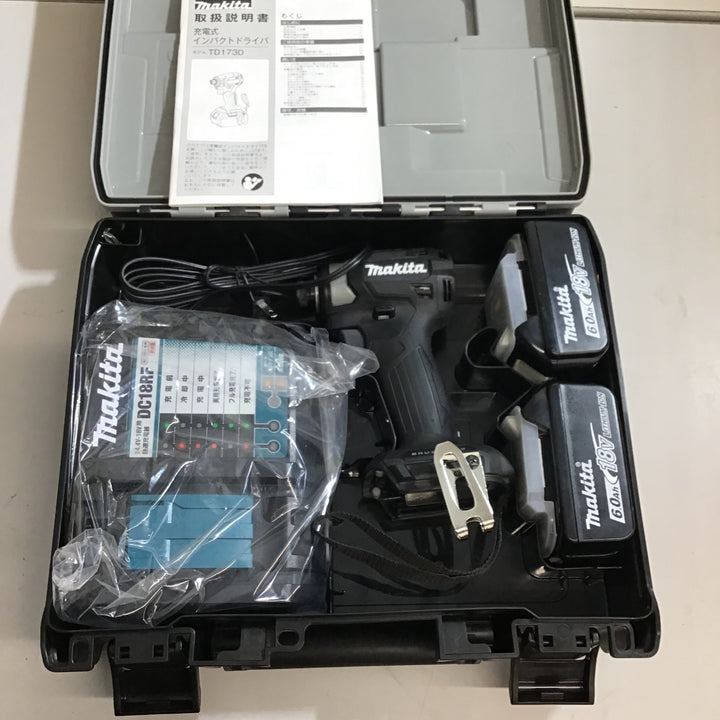 【中古品 美品】★マキタ makita 18V コードレスインパクトドライバー TD173DRGXB 【戸田店】