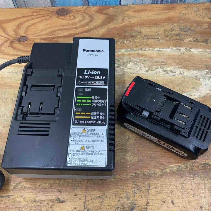 【中古品】◇パナソニック(Panasonic) コードレス角穴カッター EZ4543LS2S-B 14V セット【柏店】