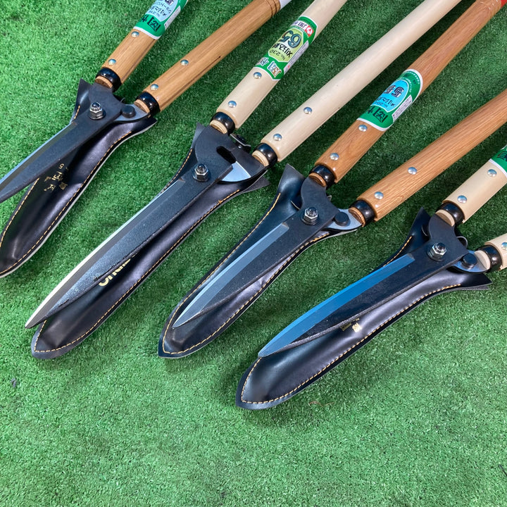 【未使用品(店頭展示品)】岡恒 刈込鋏 No.230(65)・204(55)・217(60)・216(55)計4本セット【岩槻店】
