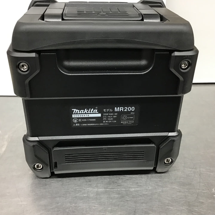 【未使用品】★送料無料★マキタ(makita) コードレススピーカー MR200B 外箱イタミ有【戸田店】