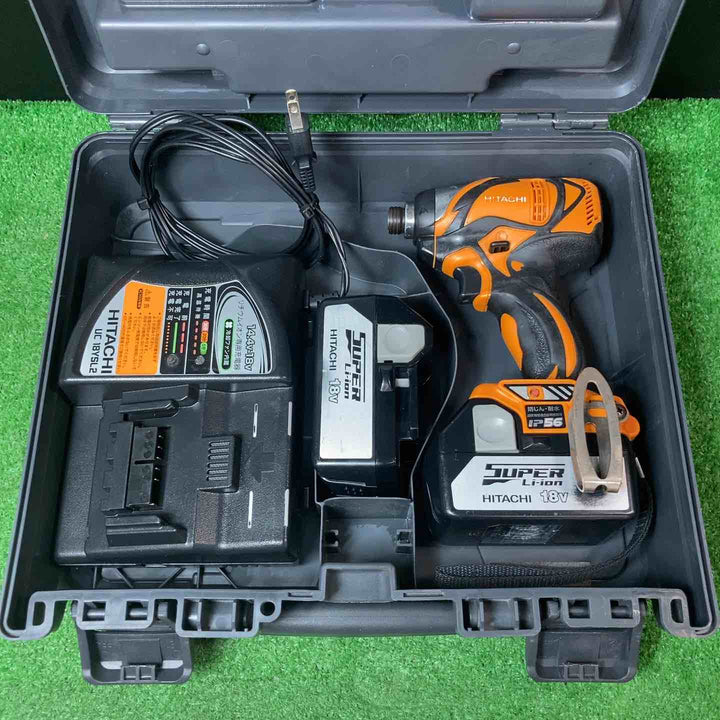 ◇日立 18V 充電式インパクトドライバ パッションオレンジ WH18DBAL2 2LSCK(D)【岩槻店】