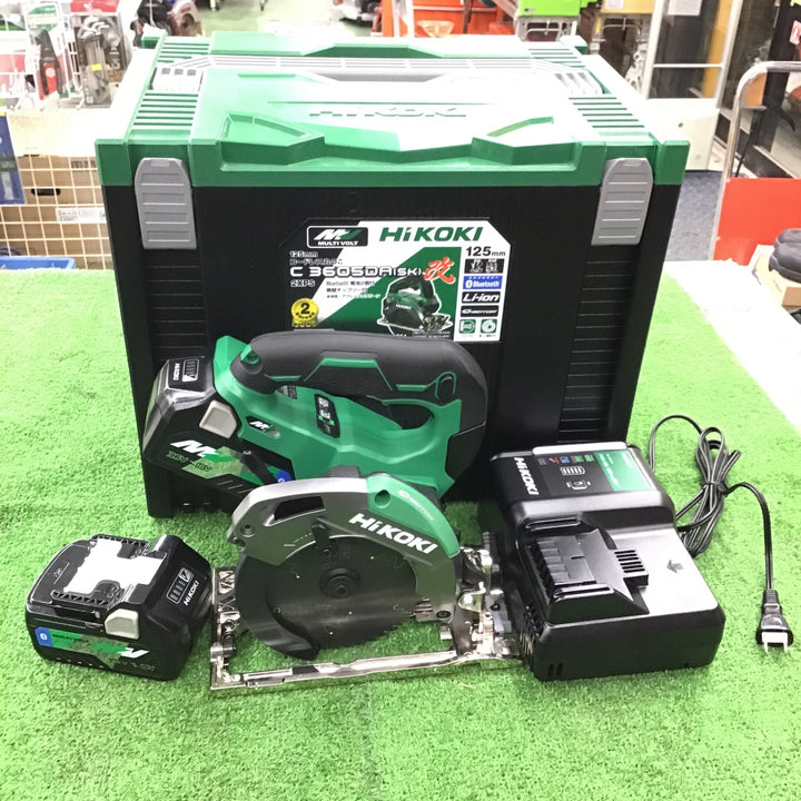 ★ハイコーキ(HIKOKI ※旧:日立工機) コードレス丸のこ C3605DA(SK)(2XPBS)【桶川店】