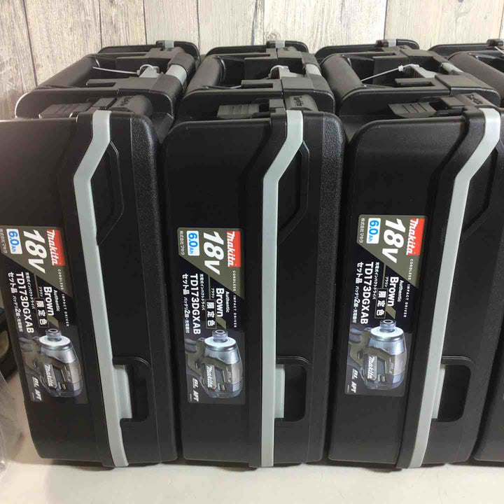 【未使用品】 全て限定色 マキタ makita コードレス インパクトドライバー TD173DGXAR TD173DGXAB 5台 インパクト レッド 赤 ブラウン 茶色 限定色 【戸田店】