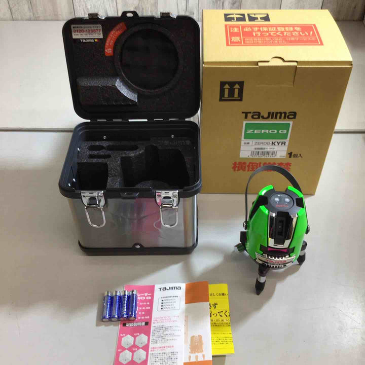 ◇タジマ(Tajima) レーザー墨出し器  ZERO G ゼロジ― KYR 矩・横・両縦 ZEROG-KYR【戸田店】