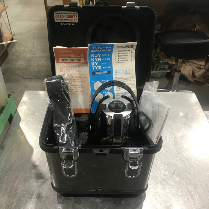 ◇タジマ(TAJIMA) ブルーグリーンレーザー墨出し器 ZEROB-TYZ  縦・横・地墨 ゼロブルー ZB【川口店】