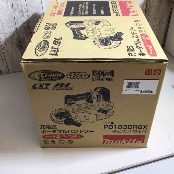 【未使用品】★マキタ(makita) 18V コードレスポータブルバンドソー PB183DRGX フルセット【戸田店】