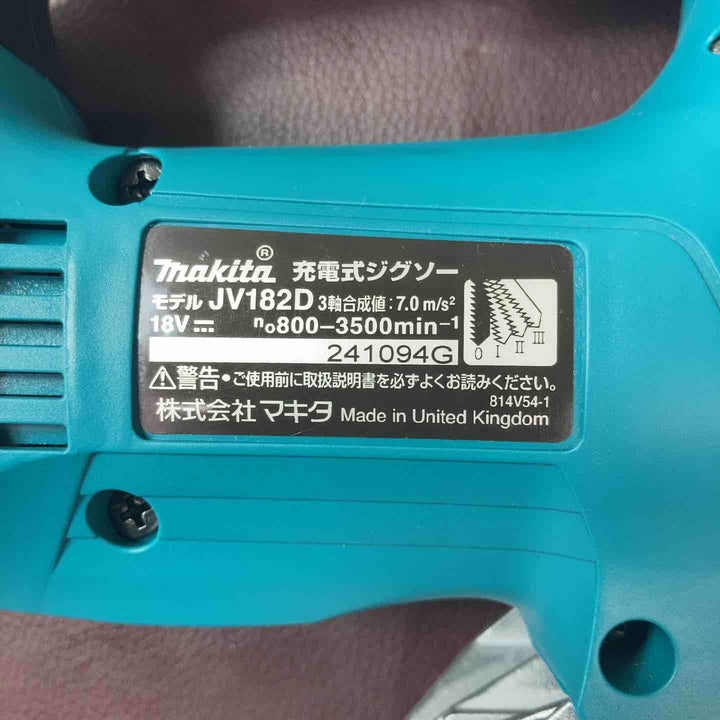 【中古品】 マキタ(makita) 18V コードレスジグソー  JV182DRF 【東大和店】