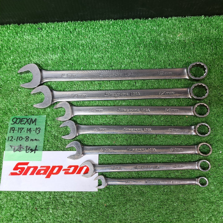 スナップオン/Snap-on フランクドライブコンビネーションレンチ 7本セット SOEXMシリーズ 8mm-19mm 【岩槻店】