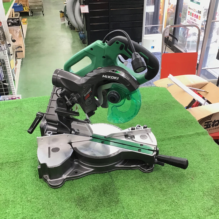 ★ハイコーキ(HIKOKI ※旧:日立工機) コードレス卓上スライド丸のこ C3606DRA バッテリ4個付き!【桶川店】