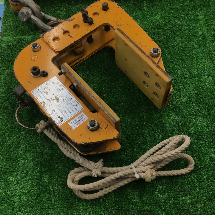 【中古品】スーパーツール 2点吊用天秤 PSB508 パネル・梁吊クランプに変更(PTC150x2個)【桶川店】