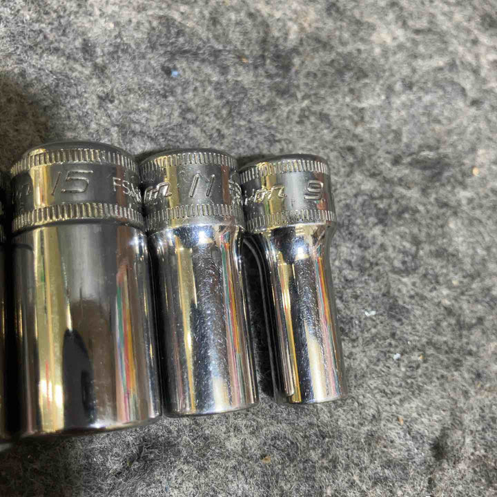 スナップオン(Snap-on) セミディープソケット FSMS 5個セット 3/8sq 【桶川店】