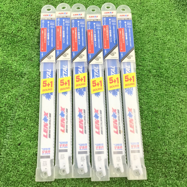 LENOX セーバーソーブレード LXJP054RP 6枚入×6パック 鉄・ステン用 260mm レシプロソー【桶川店】