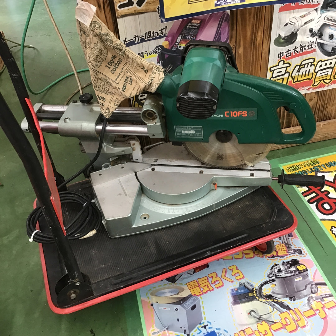 【店頭受取り限定】◇ハイコーキ(HIKOKI ※旧:日立工機) 255mm卓上スライド丸ノコ C10FS【桶川店】