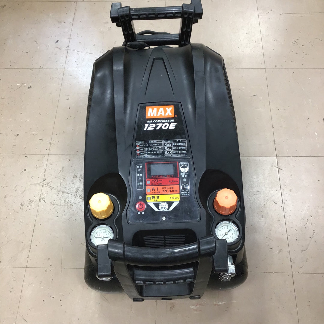 ★マックス(MAX) エアコンプレッサー AK-HL1270E_ブラック【草加店】